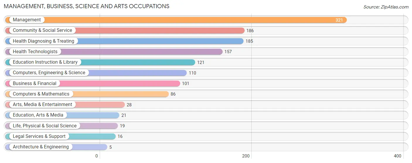 Management, Business, Science and Arts Occupations in Southgate