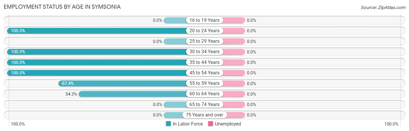 Employment Status by Age in Symsonia