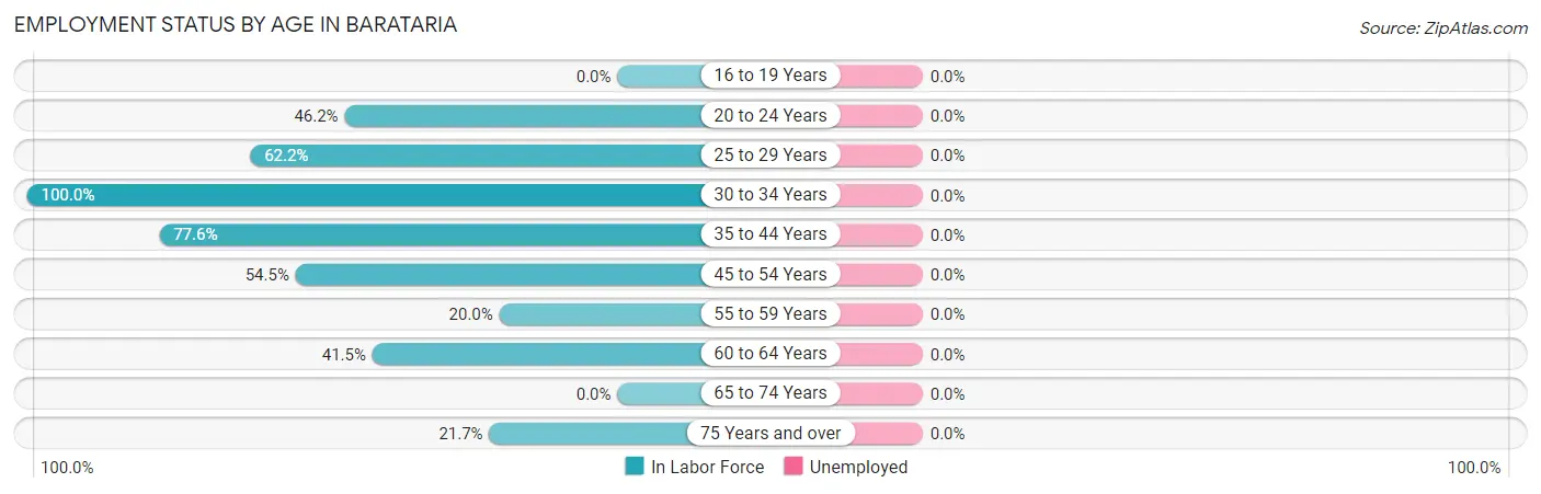 Employment Status by Age in Barataria