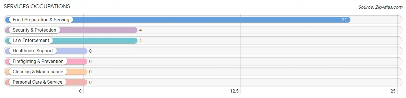 Services Occupations in Bryceland