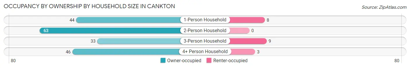 Occupancy by Ownership by Household Size in Cankton