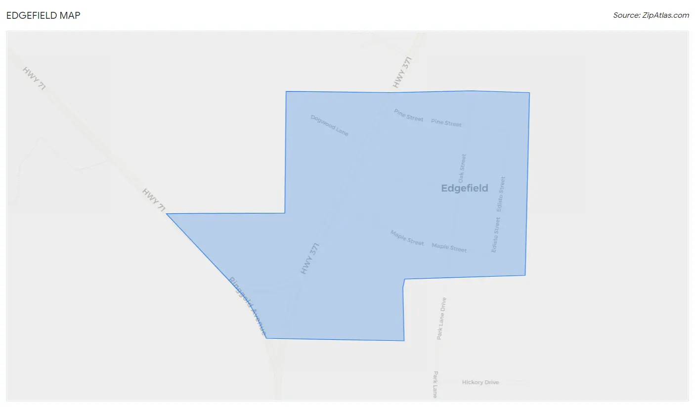 Edgefield Map