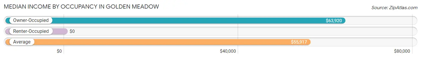 Median Income by Occupancy in Golden Meadow