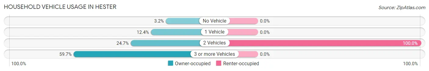 Household Vehicle Usage in Hester