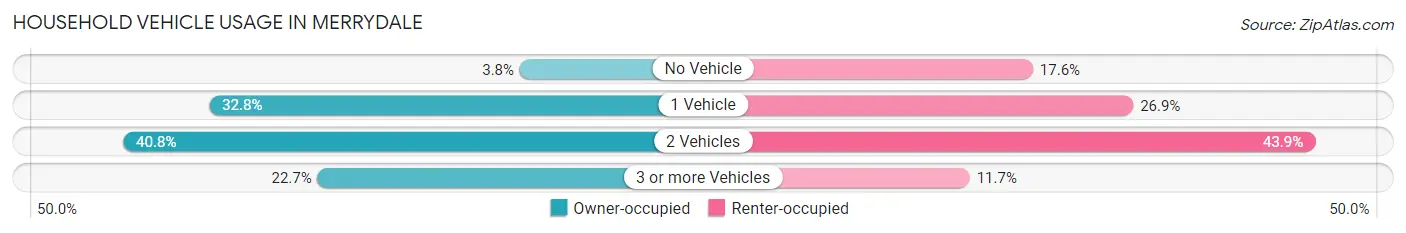 Household Vehicle Usage in Merrydale