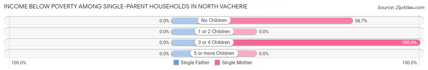 Income Below Poverty Among Single-Parent Households in North Vacherie
