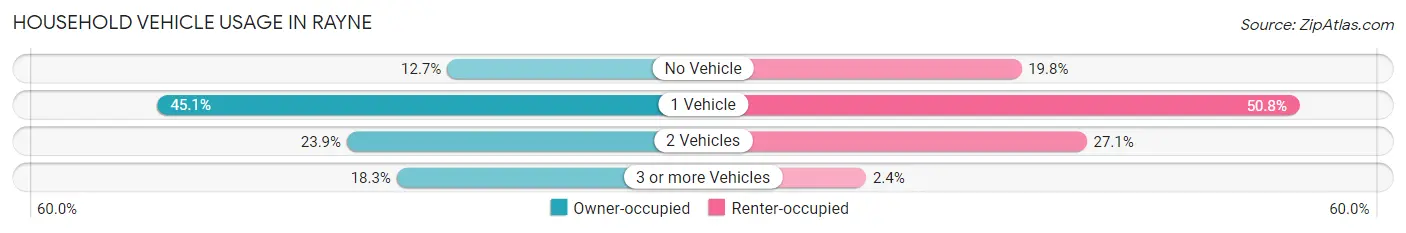 Household Vehicle Usage in Rayne