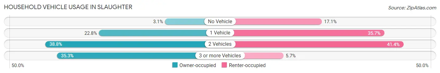 Household Vehicle Usage in Slaughter