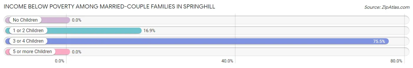 Income Below Poverty Among Married-Couple Families in Springhill