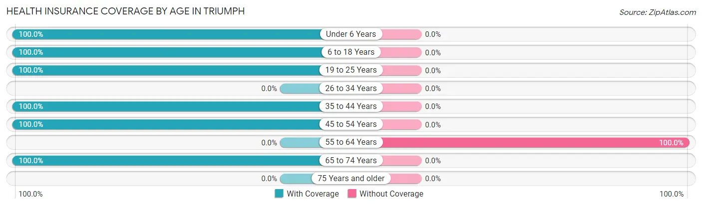 Health Insurance Coverage by Age in Triumph