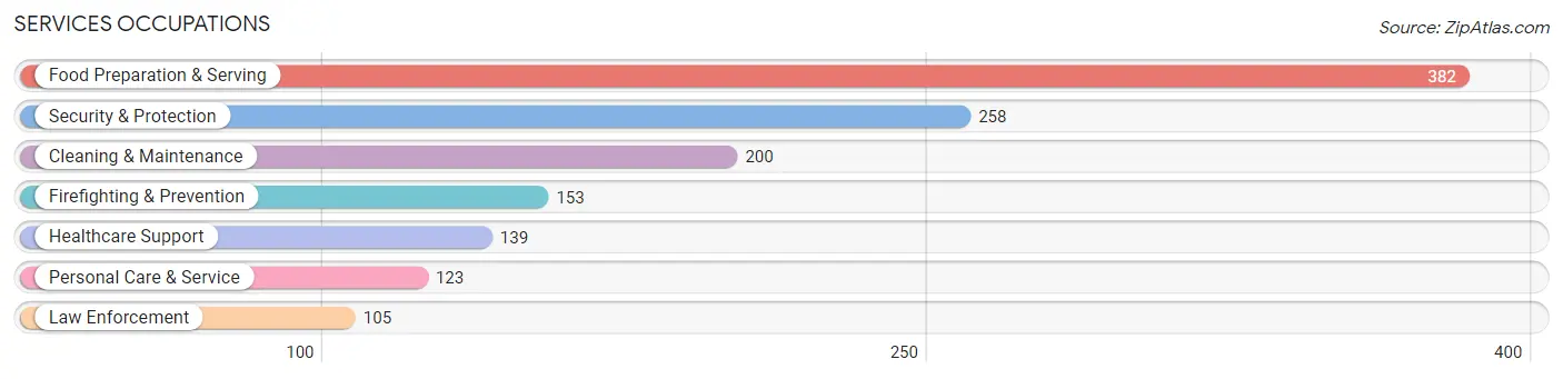 Services Occupations in Woodmere