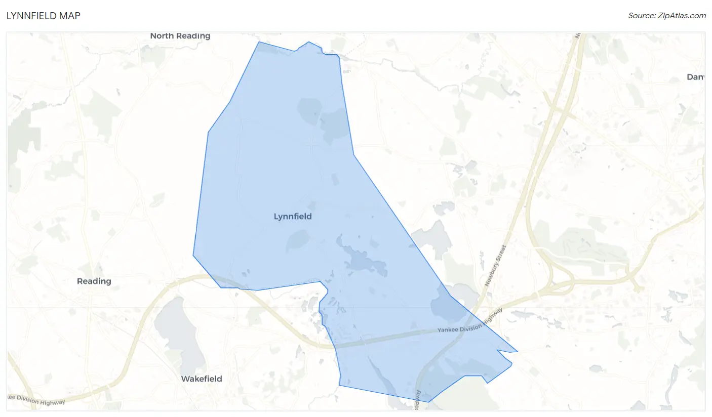 Lynnfield Map