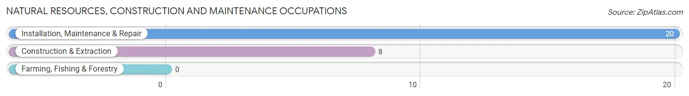 Natural Resources, Construction and Maintenance Occupations in Monson Center