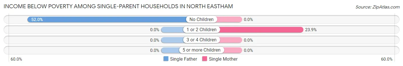 Income Below Poverty Among Single-Parent Households in North Eastham
