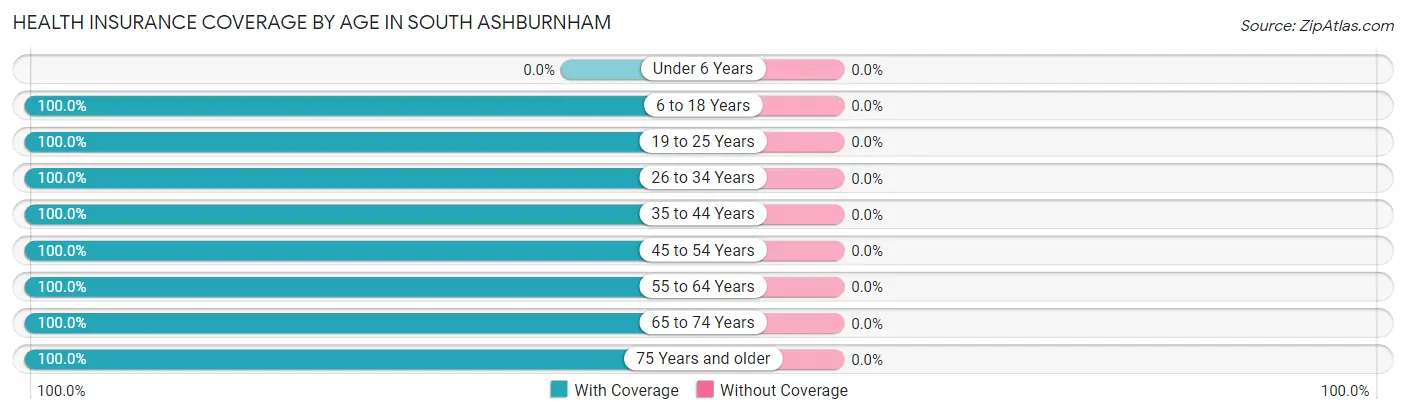 Health Insurance Coverage by Age in South Ashburnham