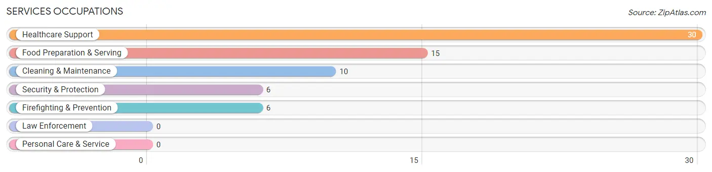 Services Occupations in Townsend