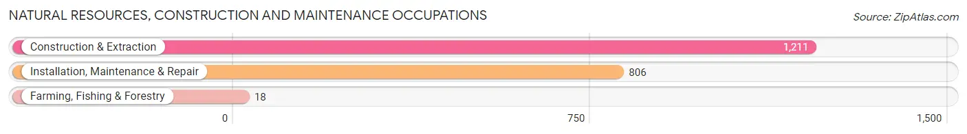 Natural Resources, Construction and Maintenance Occupations in Waltham