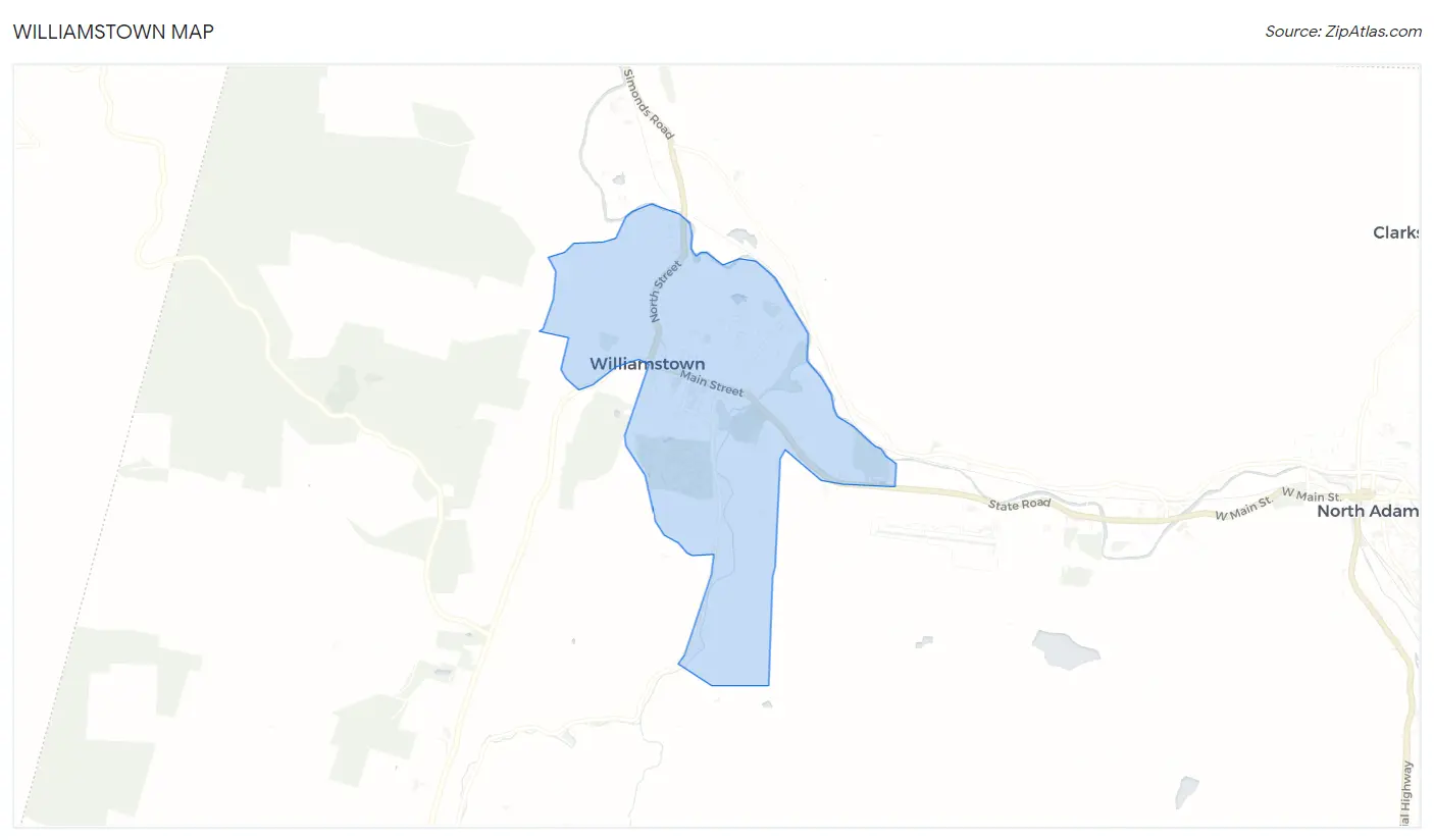 Williamstown Map