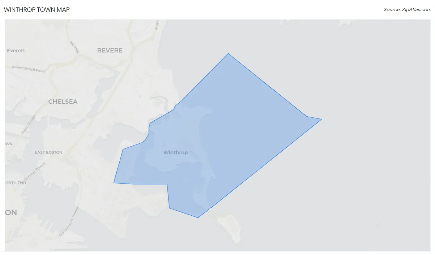 Winthrop Town Map