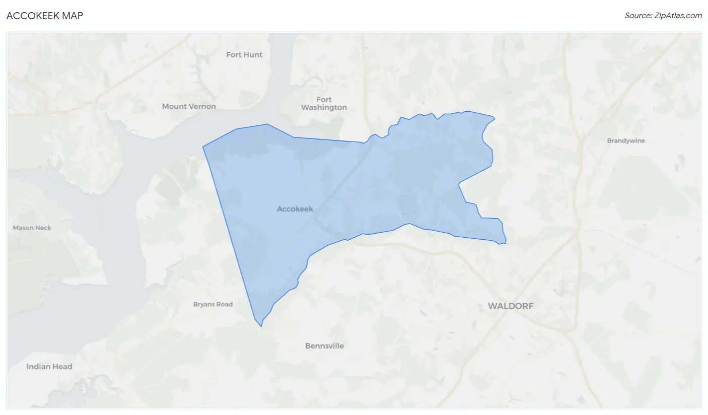 Accokeek Map