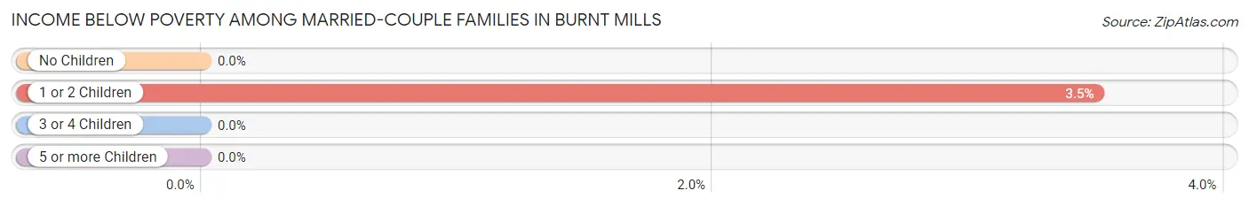 Income Below Poverty Among Married-Couple Families in Burnt Mills