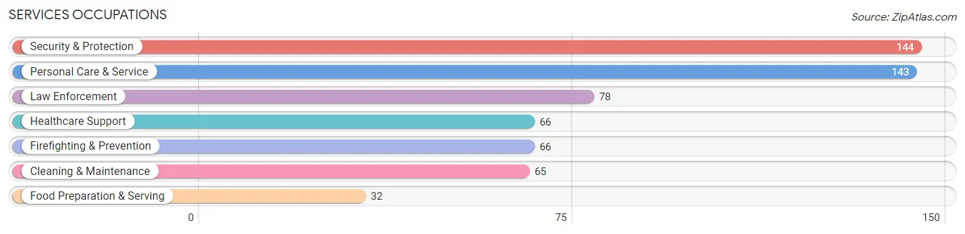 Services Occupations in Centreville