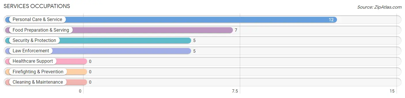 Services Occupations in Chevy Chase Village