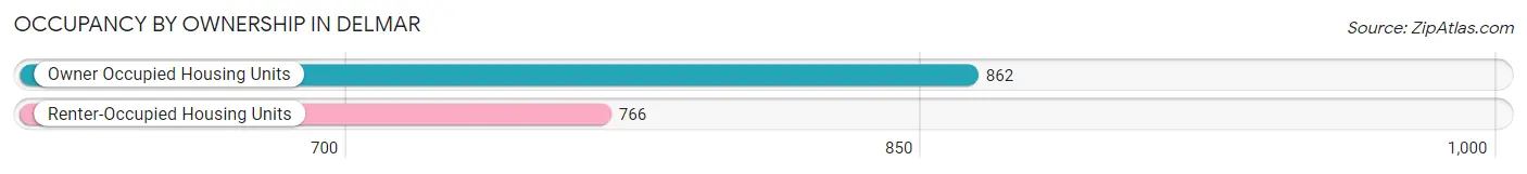 Occupancy by Ownership in Delmar