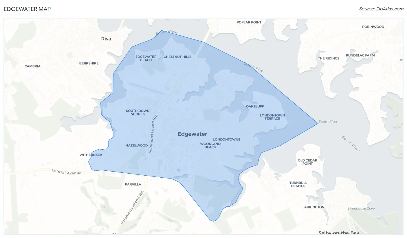 Edgewater Map