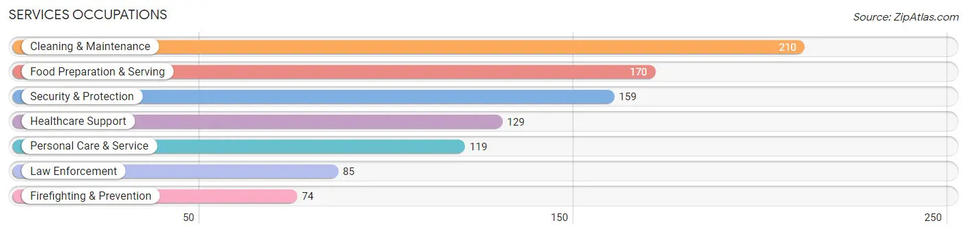 Services Occupations in Edgewater