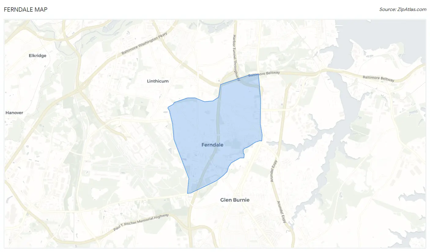 Ferndale Map