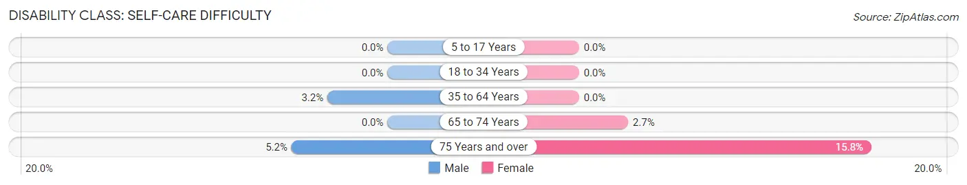 Disability in Friendship Heights Village: <span>Self-Care Difficulty</span>