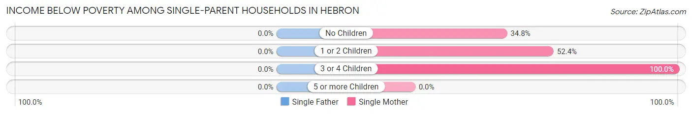 Income Below Poverty Among Single-Parent Households in Hebron