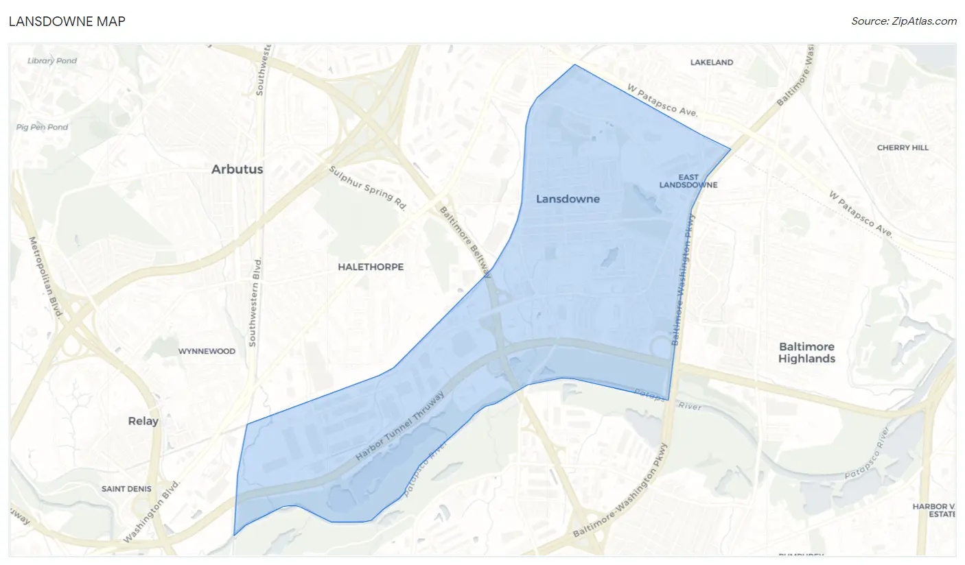 Lansdowne Map