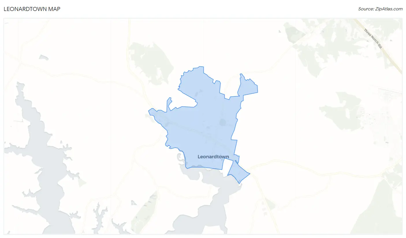 Leonardtown Map