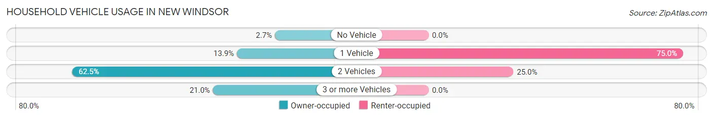 Household Vehicle Usage in New Windsor