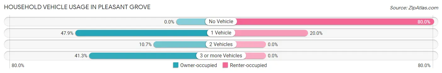 Household Vehicle Usage in Pleasant Grove