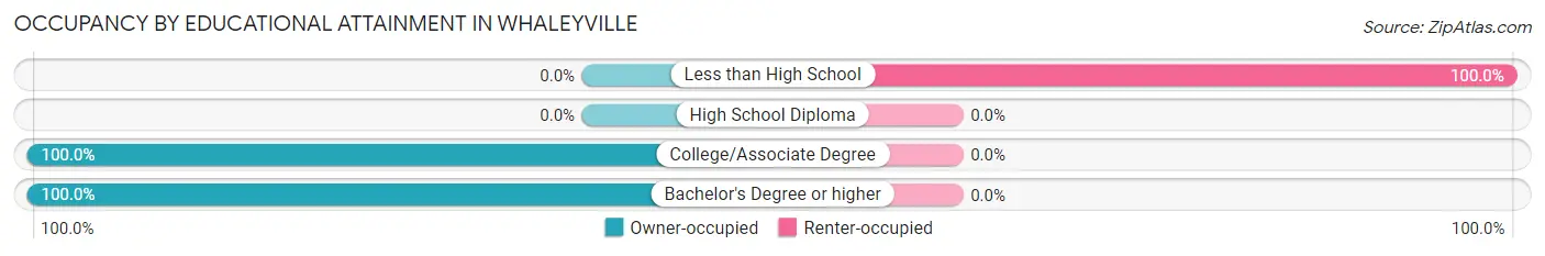 Occupancy by Educational Attainment in Whaleyville