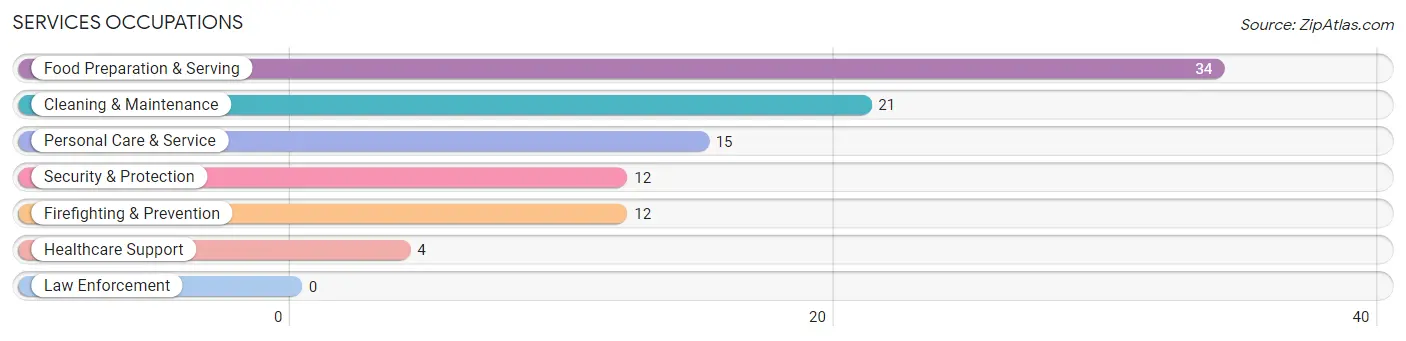 Services Occupations in Armada