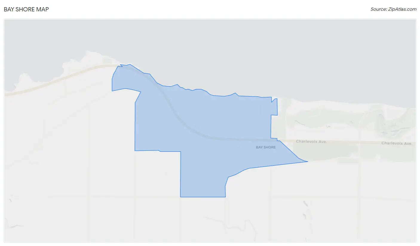 Bay Shore Map