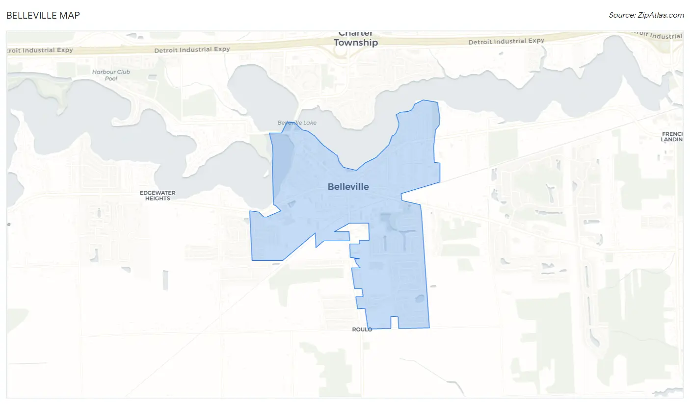 Belleville Map