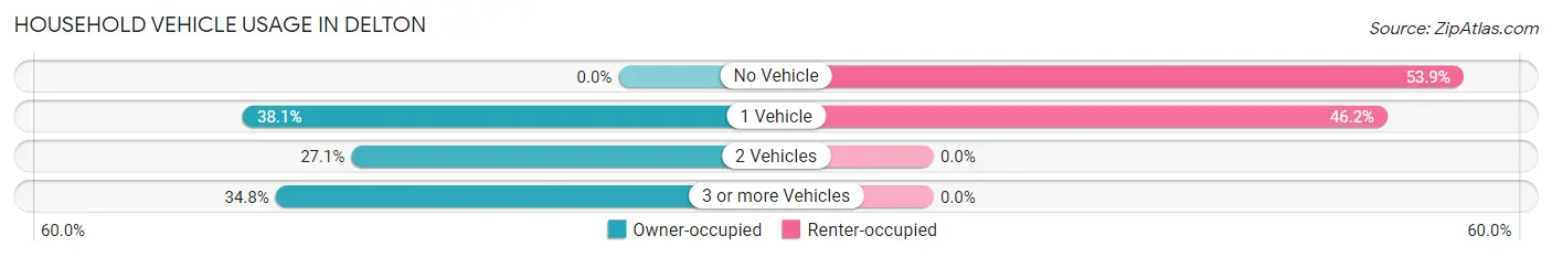 Household Vehicle Usage in Delton