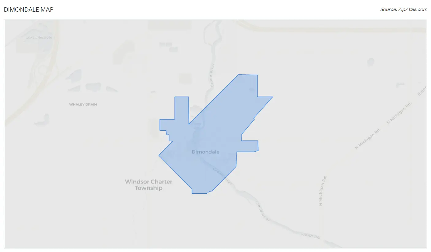 Dimondale Map