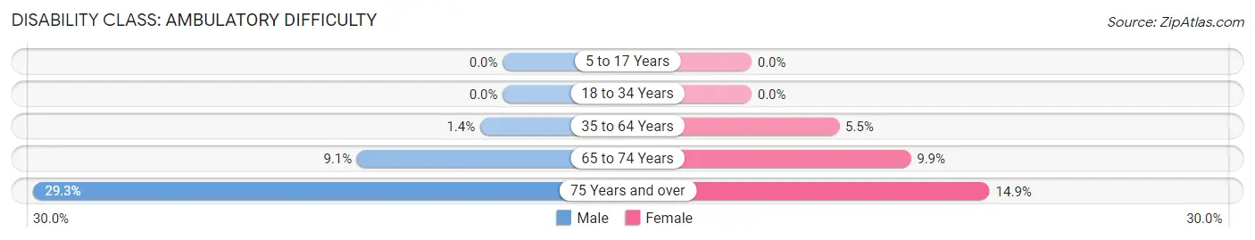 Disability in Elk Rapids: <span>Ambulatory Difficulty</span>