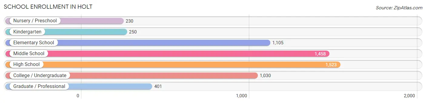 School Enrollment in Holt