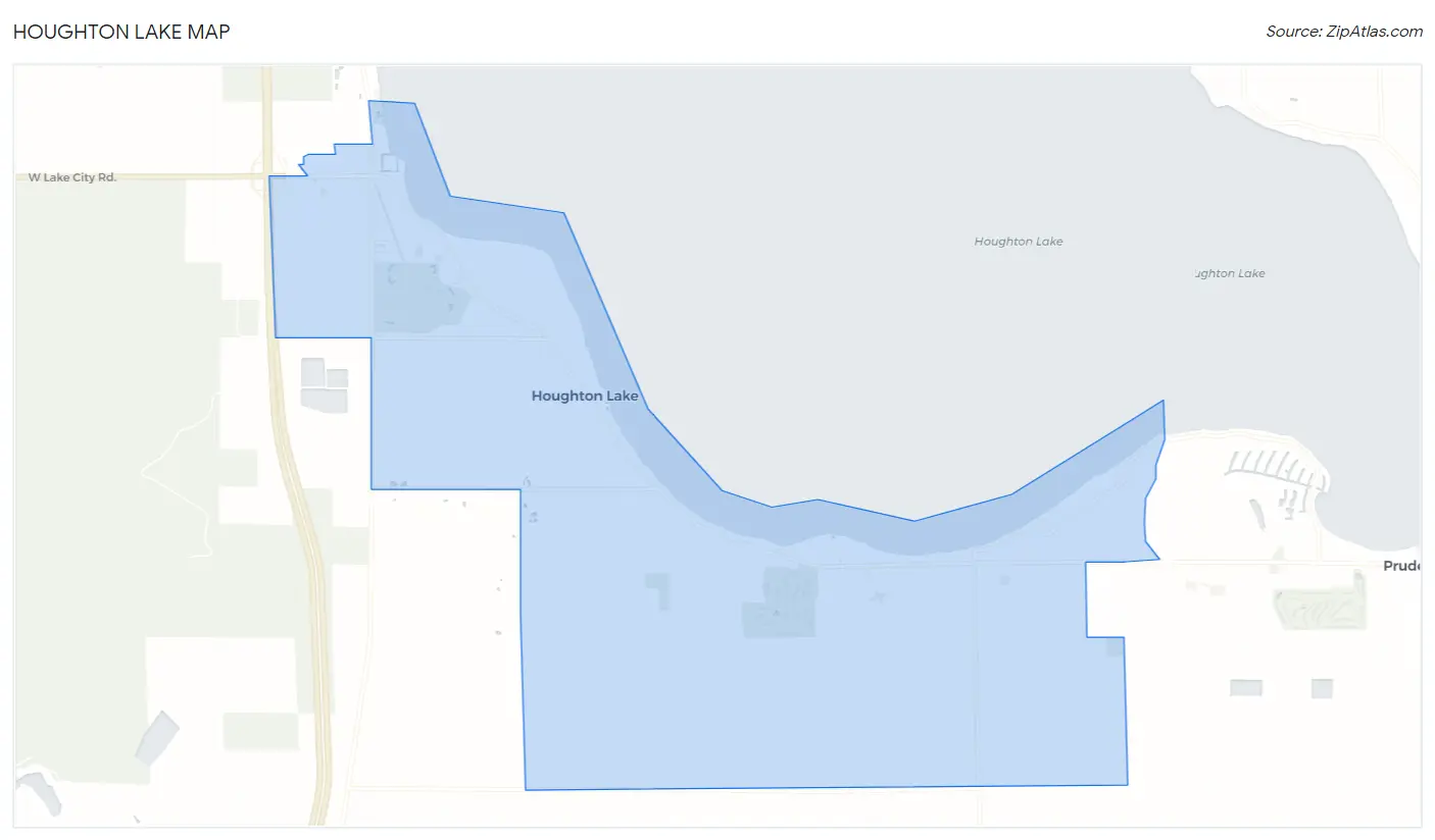 Houghton Lake Map