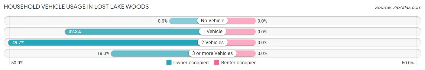 Household Vehicle Usage in Lost Lake Woods