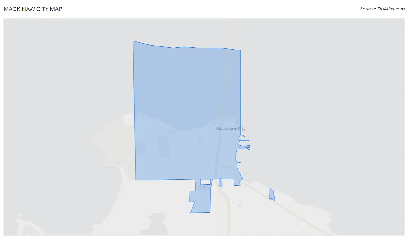 Mackinaw City Map