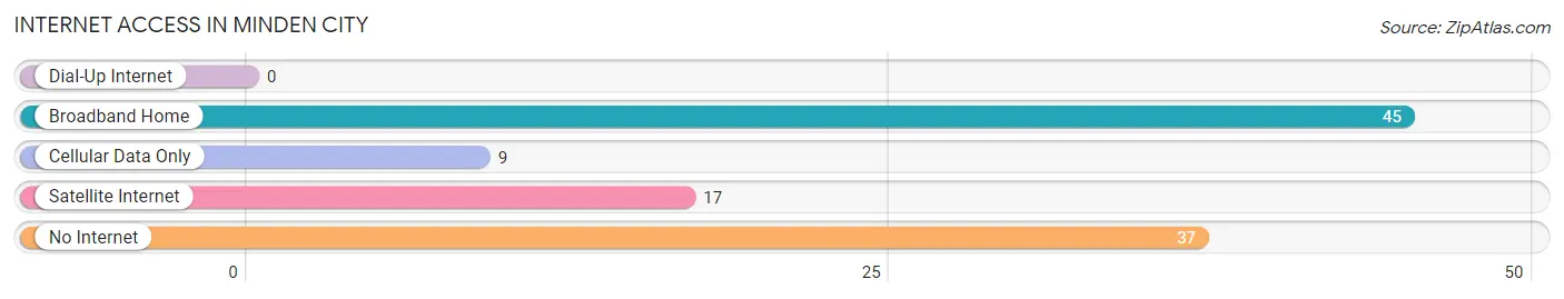 Internet Access in Minden City