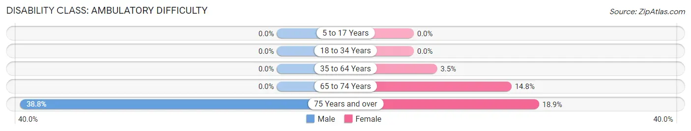 Disability in New Buffalo: <span>Ambulatory Difficulty</span>